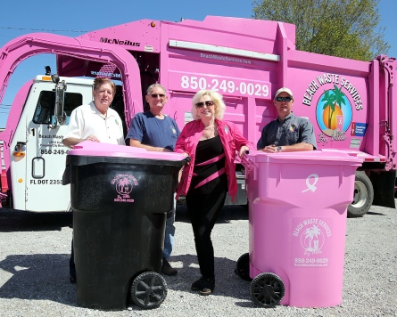 Beach Waste Services - Breast Cancer Awareness Month - National Garbage Man Day