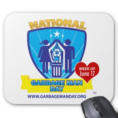 Mousepad - National Garbage Man Day Merchandise